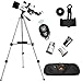 Gskyer Telescope, Travel Telescope, 70mm Astronomical Refractor Telescope for Kids Beginners, Portable Telescope For Adults - Telescope Phone Mount With Carry Bag And Wireless Remote