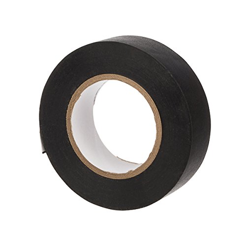 Wire Harness Easy-Wrap PVC Tape, 0.75" Width, 60' Length, 0.005" Thick, Black