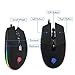 Gaming Mouse, EasySMX V50 Wired RGB Gaming Mouse with 16.8 Million Color Options, 5 Programmable Buttons, 5 DPI Adjustments, On Board Memory, up to 7000 DPI, Cycle & Breathing Lightingthumb 1