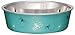 Loving Pets Bella Dog Bowls- Stainless Steel Dog & Cat Bowls - Spill Proof Dog Food Bowl, Cat Bowl, Puppy Essentials & Pet Supplies Great for Home & Travel (Small 10-20 lbs, Dragonfly)