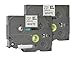 2 Pack Replacement 12mm 0.47 inch TZe231 TZ231 Laminated Black on White for P-Touch Label Maker D210 PT-H100 PT-H110 D600 PT-1880,26.2ft(8m) Length