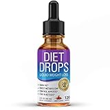 DIET DROPS Premium Appetite Suppressant Drops for Weight Loss That Work Fast for Women & Men, Pure Rapid Tone, All Natural HCG-Free Hormone-Free Extract, Made in USA, Keto Advanced Dietary Supplement