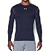 Under Armour Men's ColdGear Armour Compression Crew, Midnight Navy/Steel, Large