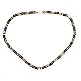 5mm Coco Bead Hawaiian Necklace, Barrel Lock