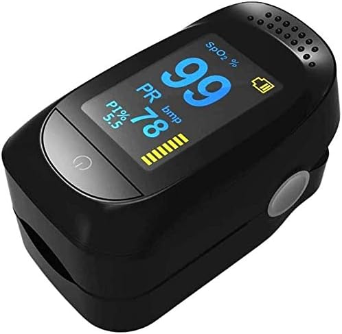 Oxygen Saturation Monitor, Oxygen Monitor, O2 Saturation Monitor, OLED Portable Oximetry with Lanyard