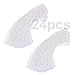Cosmos ® 24 Pcs Flower Vine Filigree Cutout Lace Cupcake Wrapper Wraps Liner Wedding Party Cake Decoration (White)