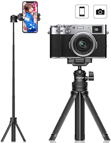 21新版 Ulanzi スマホ三脚 自撮り棒 ビデオカメラ 卓上ミニ三脚 セルカ棒 スマートフォン用三脚 スタンド 6段階伸縮 ボール雲台 360度回転 持ち運び便利 Iphone 12 11 Pro Max Iphonex Iphone8 Iphone7 Android スマホ Pocket1 2 アクションカメラなどに対応