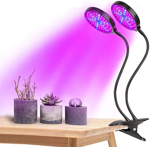 植物育成ライト Holdpeak植物led育苗ライト 5段階調光 3つのフィルライトモード タイマー機能 360 調節可能 低消耗電力 デスクトップクリップタイプ 防水 多肉植物育成 室内栽培ランプ Logicel Net