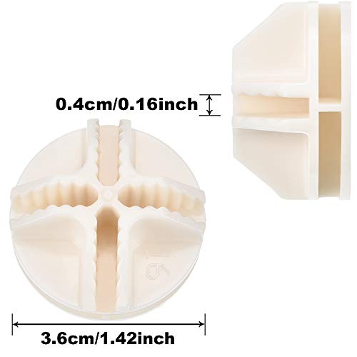 JOVITEC 32 Pieces Plastic Connector Wire Grid Cube Organizer Connector