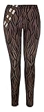 Star Wars Chewbacca Juniors Brown Velvet Leggings (Juniors Small)