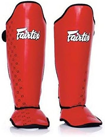 MMABLAST FAIRTEX COMPETITION SHIN GUARDS -SP5- RED