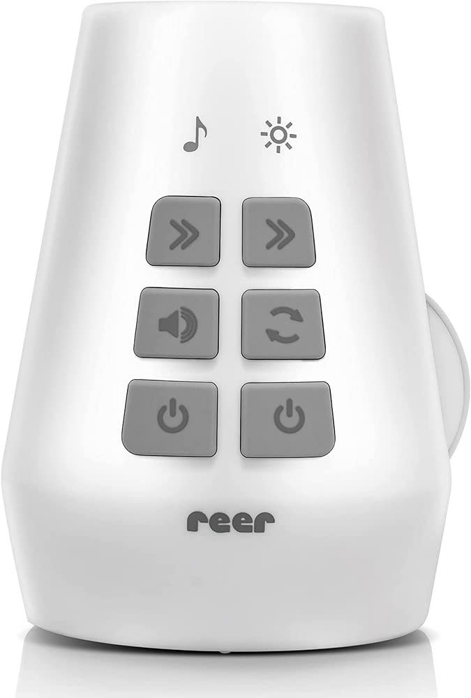 reer DreamBeam Night Light, 24 Different Pictures, Creates Dream Landscapes on Ceiling and Wall, White