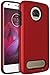 Moto Z2 Force Case,SENON Slim-fit Shockproof Anti-Scratch Anti-Fingerprint Protective Case Cover for Motorola Moto Z Force (2nd Generation) Red