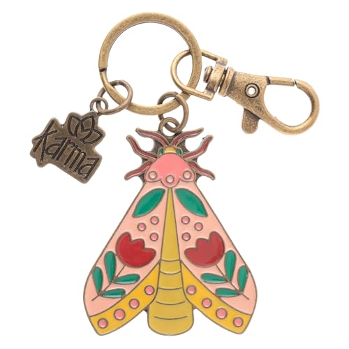 Karma, Women’ Enamel Keychains, Womens Enamel Keychain for Gifts Purse Bag Acce…