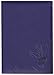 Pierre Belvedere Iris Collection Large Hardcover Notebook with Padded Embossed Cover, Blue Violet (7706310)