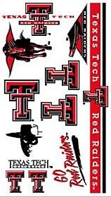NCAA Texas Tech University 14312032 Tattoos