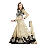 Fab Glory Womens Net Semi stitched Anarkali Salwar Suit