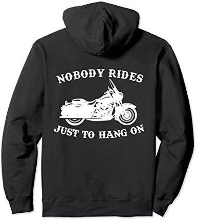 Unisex Ride Sweatshirt, IMAGE ON BACK Large Black