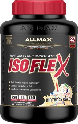Allmax Nutrition Isoflex 5lbs - Birthday Cake