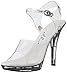 Ellie Shoes Women's M Brook Platform Sandal, Clear, 5 M US
