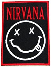 Nirvana (American Alternative Grunge Rock Logo Patch) Music Band Logo Jacket T-shirt Patch Iron on Embroidered... By Sonata