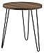 Ameriwood Home Owen Retro Round End Table, Walnut