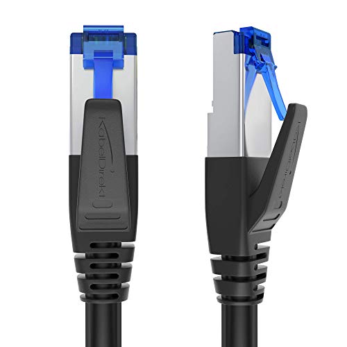 KabelDirekt – Cat 7 Netzwerkkabel, bruchfest – 10x 0,3m – 10 Gigabit LAN Kabel & Ethernet Kabel, erhältlich in 0,25-30m (Patchkabel für Highspeed-Netz
