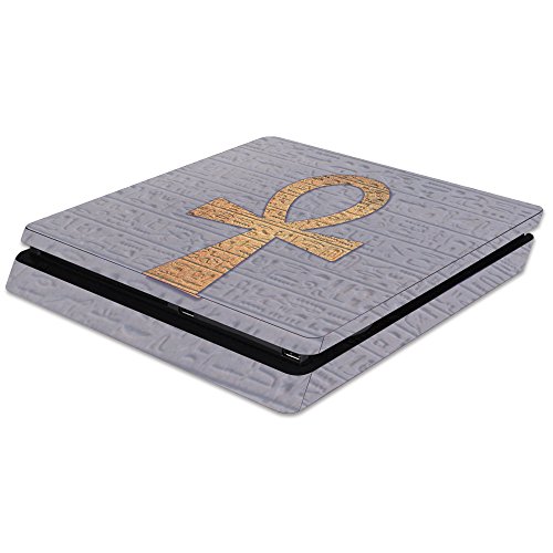MightySkins Skin Compatible with Sony PS4 Slim Console - Ankh | Protective, Dur…