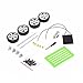Lookatool 1 Set Mini Solar Powered Toy DIY Car Kit Children Educational Gadget Hobby Funny