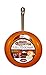 Copper Frying Pan 11-Inch Non Stick Ceramic Infused Titanium Steel Oven Safe, Dish Washer Safe, Scratch Proof