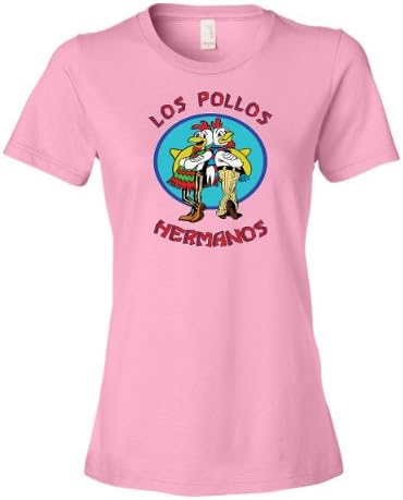 Los Pollos Hermanos Chicken Brothers Cooking Up Only The Best Without Breaking The Bank Tee Shirt Womens XXL pink C