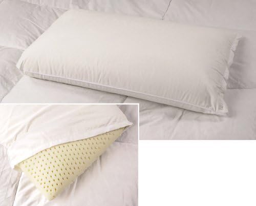 Amazon Com Premium Natural Latex Foam Pillow Queen Home Kitchen