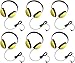 Califone 2800-YL Listening First Headphones in Yellow