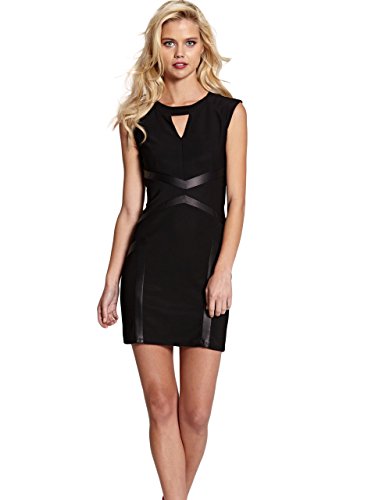 G By Guess Womens Isha Faux Leather Trim Sheath Dress | Desertcart Aruba