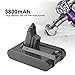 Energup Replacement 3800mAh Dyson V6 Battery 21.6V Li-ion Battery for Dyson Battery DC59 DC58 DC61 DC62 595 650 770 880 vtc4 Dyson Battery