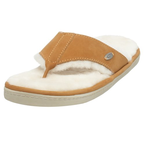 acorn shearling slippers