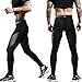 Pamyvia Men's Compression Pants Soft Quick-Dry Sports Compression Running Tights Pants fit for Workouts, Training, Gym