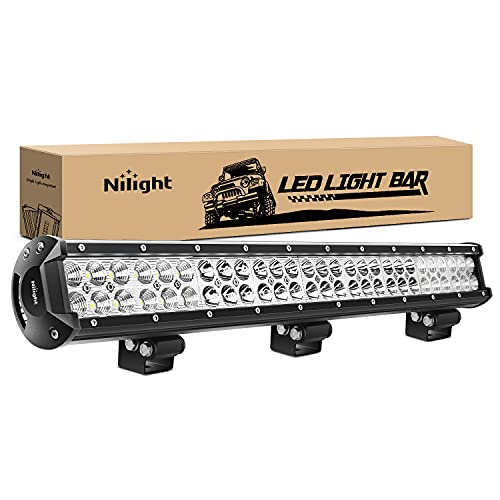 Nilight 60007CA 25" 162W Led Light Bar Flood Spot Combo Waterproof Driving Lights Off Road