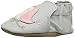 Robeez Girls' Soft Soles Crib Shoe, Bird Buddies-Grey Violet, 6-12 Months M US Infant