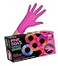 Framar Pink Paws Nitrile Gloves, Powder Free, Latex Rubber Free, Disposable Gloves - Non Sterile, Food Safe, Medical Grade, Convenient Dispenser Pack of 100, (Extra Strength) (Small) primary