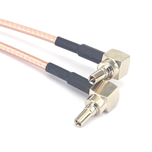 YOTENKO SMA -CRC9 Adapter SMA Female to Y Type 2 X CRC9 Rightangle Connector Splitter Combiner Cable Pigtail RG 316 15CM - Thumbnail 2