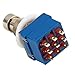 ESUPPORT 3PDT 9 Pins Box Stomp Guitar Effect Pedal Foot Switch True Bypass Metal Pack of 10