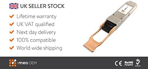 Cisco QSFP-40G-ER4 Compatible 40GBASE-ER4 and OTU3 QSFP+ 1310nm 40km LC DOM Transceiver Module