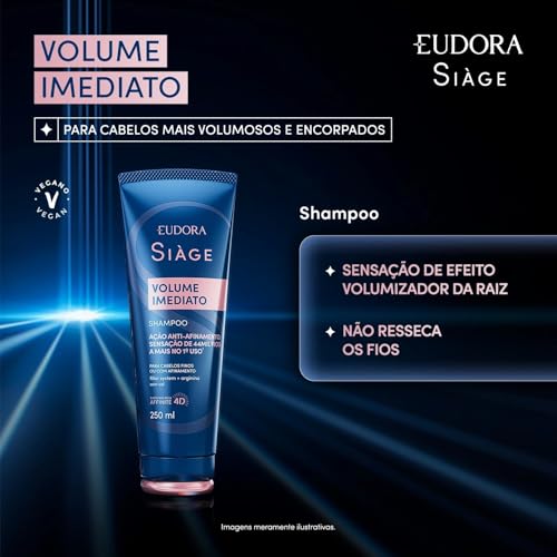 Eudora Siàge Volume Imediato Shampoo 250ml