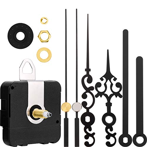 Long Shaft Clock Movement Mechanism Battery Operated DIY Repair Parts