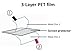 amFilm (TM) Premium Screen Protector Film Clear (Invisible) for Google LG Nexus 4 (3 Pack) (With 2 bonus back films)