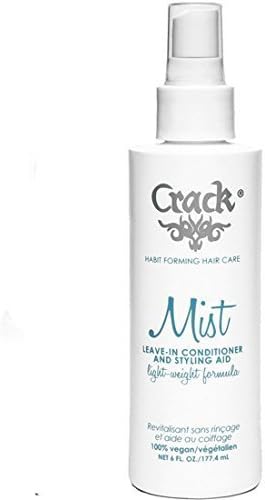 Crack: Anti-Frizz Improved Mist Spray Leave-In Conditioner Styling Aid Light-Weight Formula, 6 oz (New Formula)