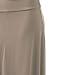 Lock and Love LL WB1105 Womens Lightweight Fold Over Flared Midi Skirt M TAUPE