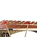 Yolyoo Medium Hard Yarn Head Keyboard Marimba Mallets with Maple Handles,Pack of 2 Blue (Red)