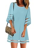 LookbookStore Dresses for Women Summer Light Blue